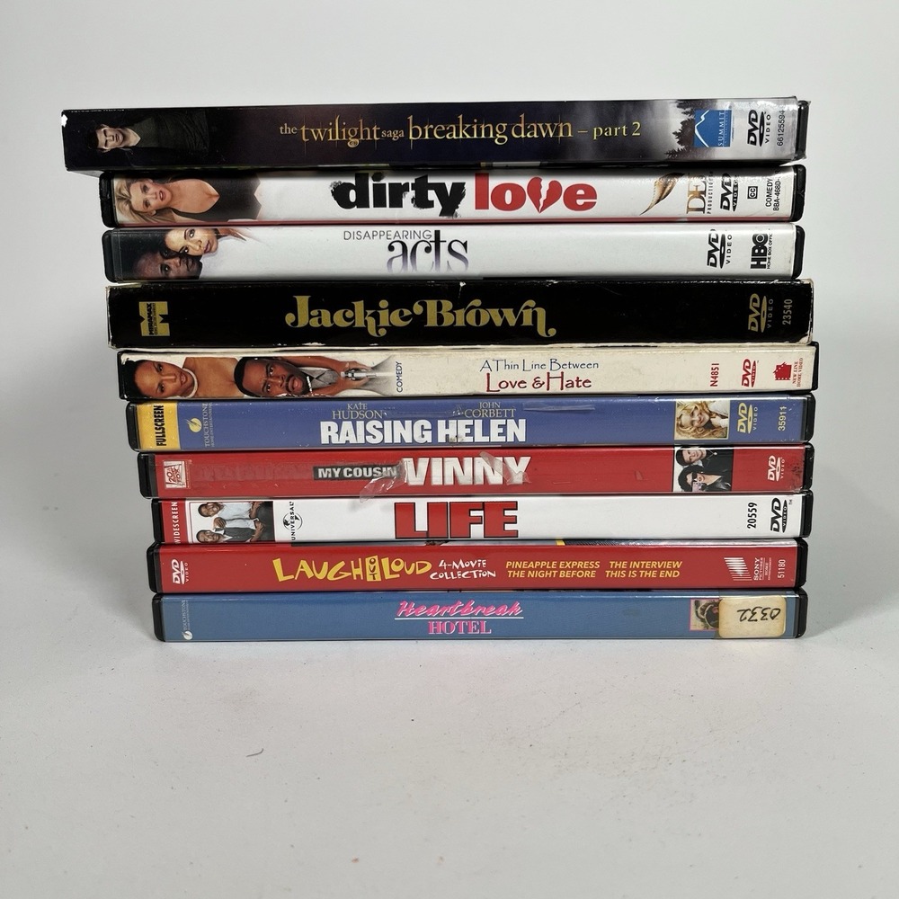 DVD Lot of 10 - Mixed - Comedy, Romance